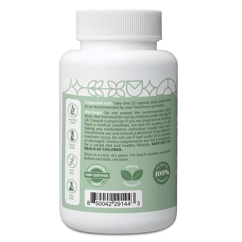 Pattern Wellness Sea Moss Complex capsules close up showing convenient daily format.
