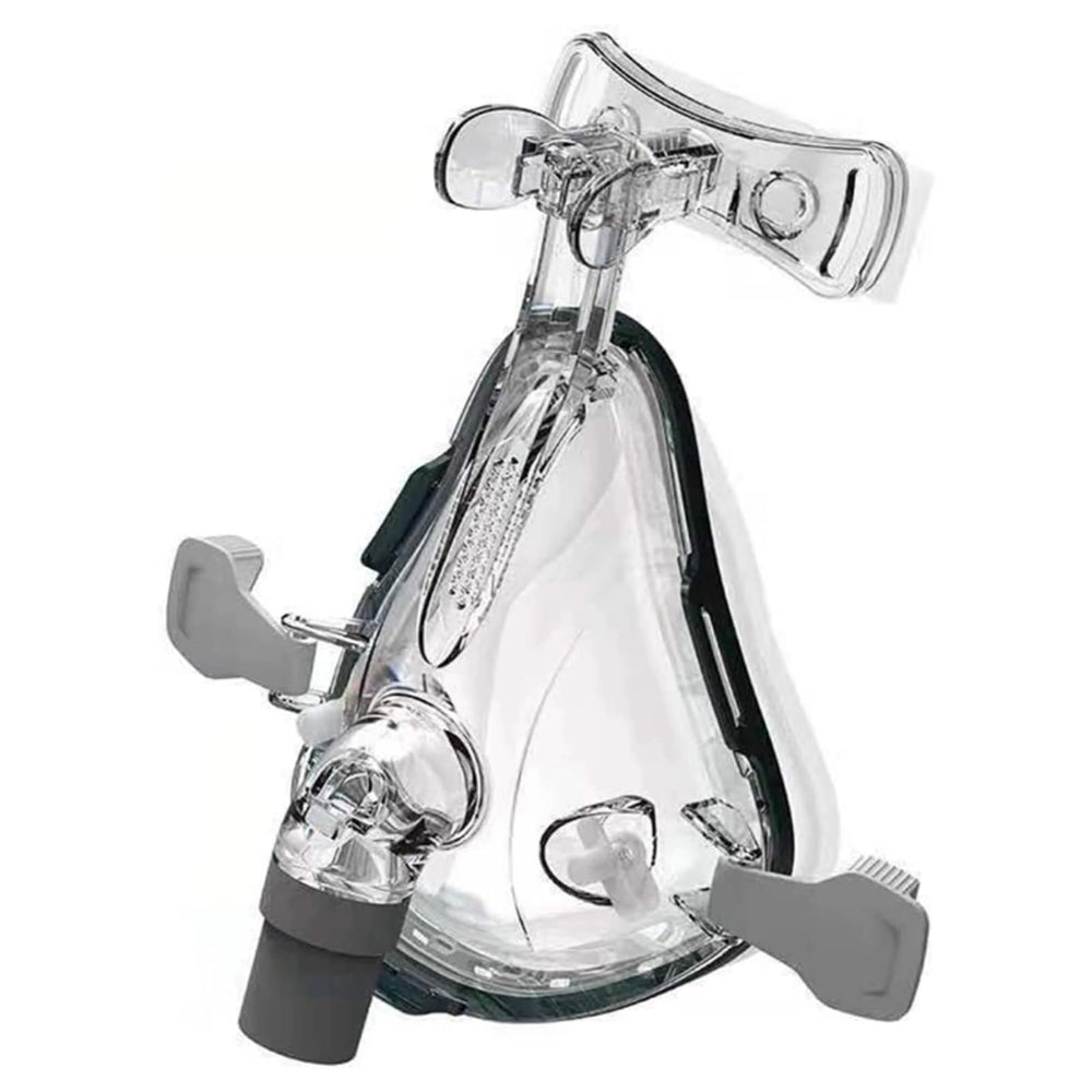 Pauper replacement nasal cover set with cushion frame elbow for secure, comfortable seal.