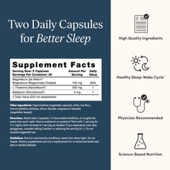Pause Life Sleep capsules close-up highlighting the formula.