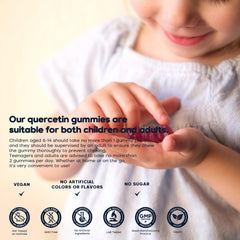 PAYAOCZ Quercetin Gummies on-the-go bottle ready.