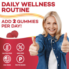 PAYÉ Vitamin D Gummies label-shot with 210-count tub demonstrates quality commitment.