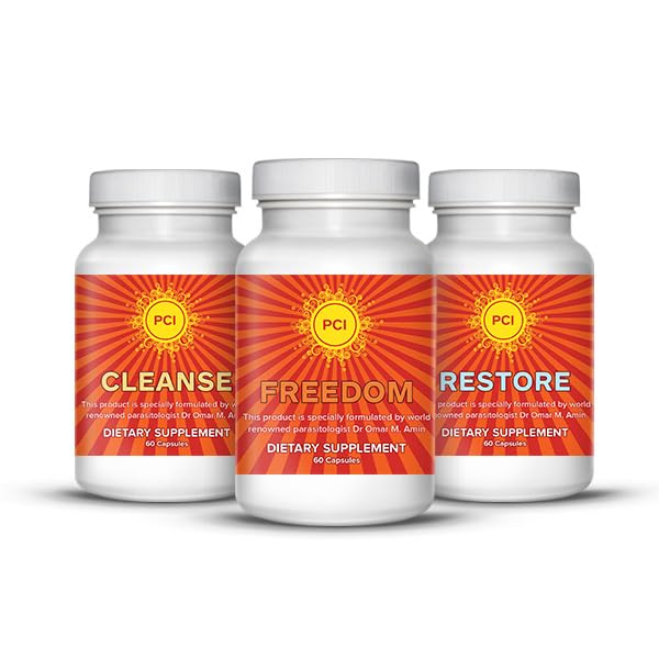 PCI Freedom Cleanse Restore bottle showing herbal detox support for daily wellness