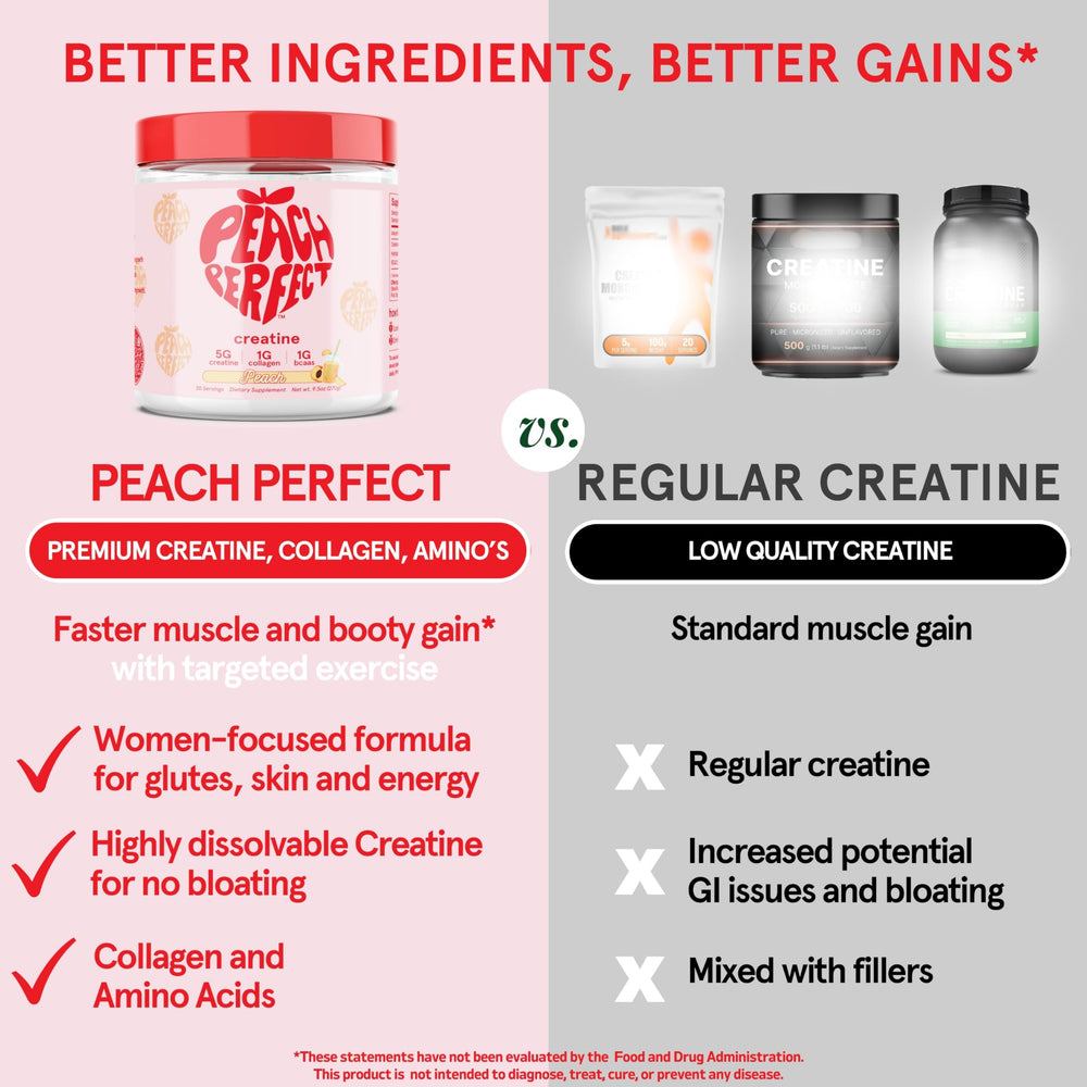 Peach Perfect NSF facility sign indicating trusted manufacturing standards