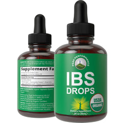 Peak Performance IBS Drops bottle front for digestive support
