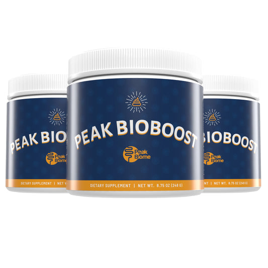 Peak Biome Peak BioBoost tub with scoop for daily gut support