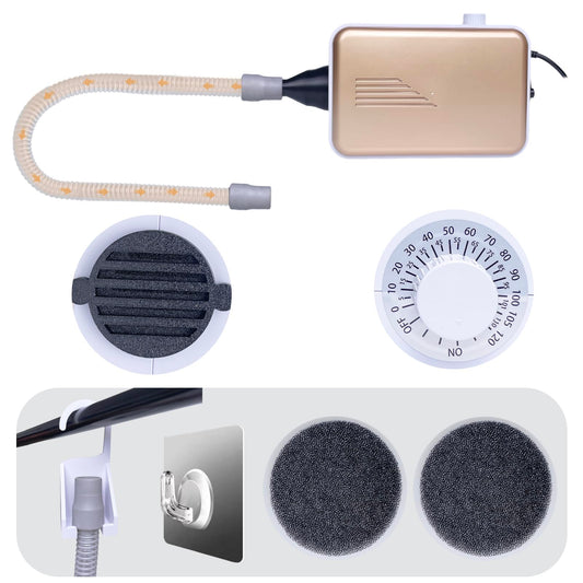PeakBlen CPAP hose dryer with heat‑resistant outlet for long‑lasting use