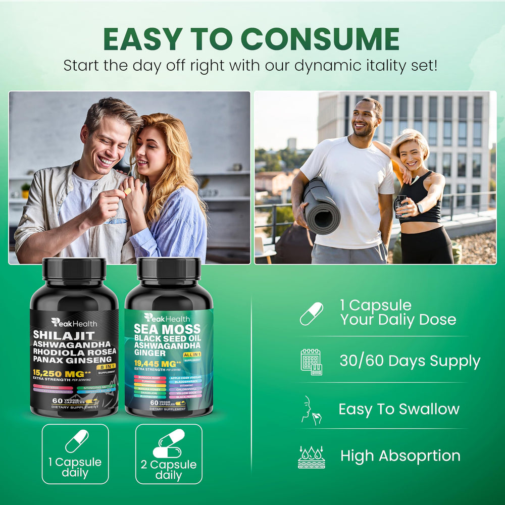 Peakhealth Vegan allergen-friendly formula capsules on label