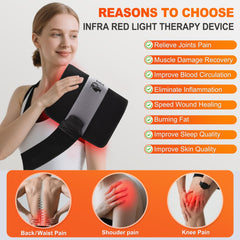 Pedete red light therapy pad LED close-up with dual wavelengths for skin and deeper tissue