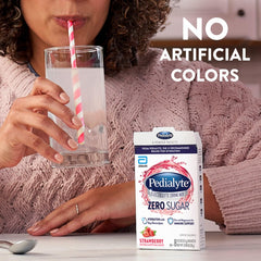 Pedialyte strawberry electrolyte powder showcasing gluten-free hydration option