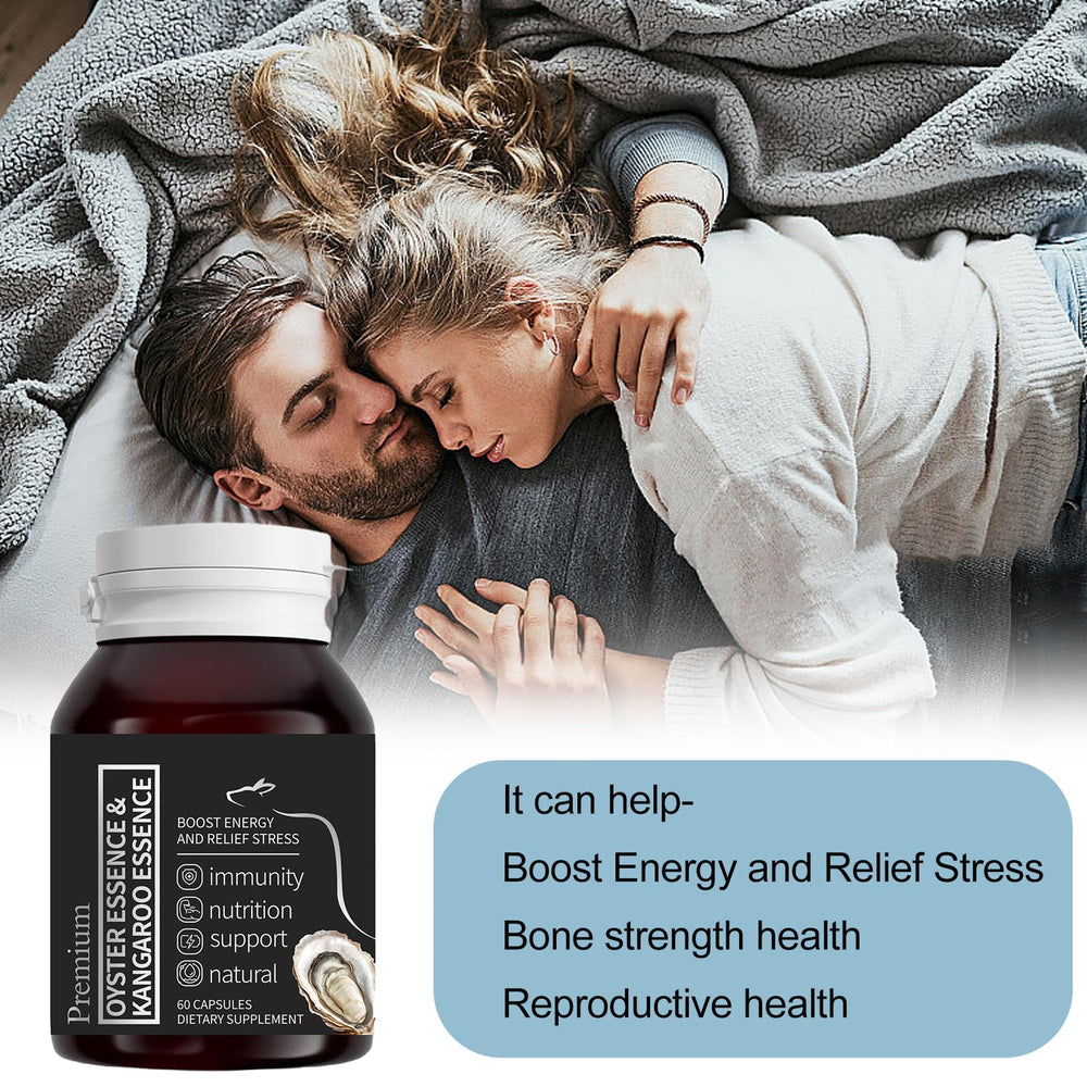 Peehss Oyster Extract capsule close-up highlighting zinc rich formula