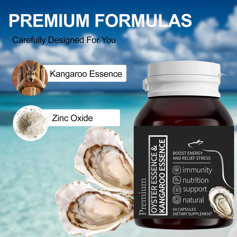 Peehss Oyster Extract capsules ready for daily supplementation