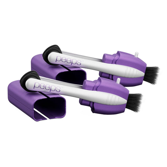 Peeps carbon microfiber lens cleaner for a streak-free shine on glasses