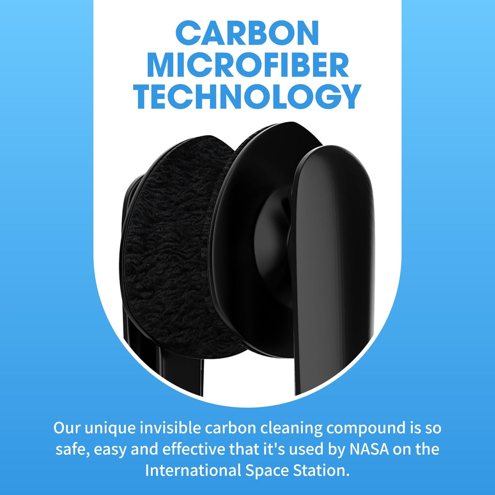 Peeps CarbonKlean carbon microfiber heads deliver safe, streak-free glasses.
