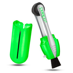 Peeps CarbonKlean cleaner pack, front view, portable eyeglass care on the go.