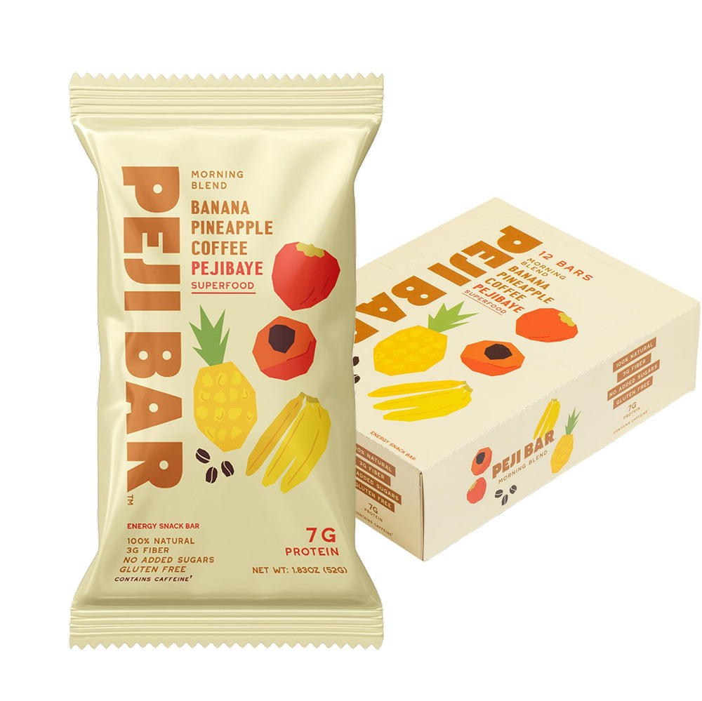 PEJI BAR Morning Blend cross-section shows creamy texture and natural fiber.