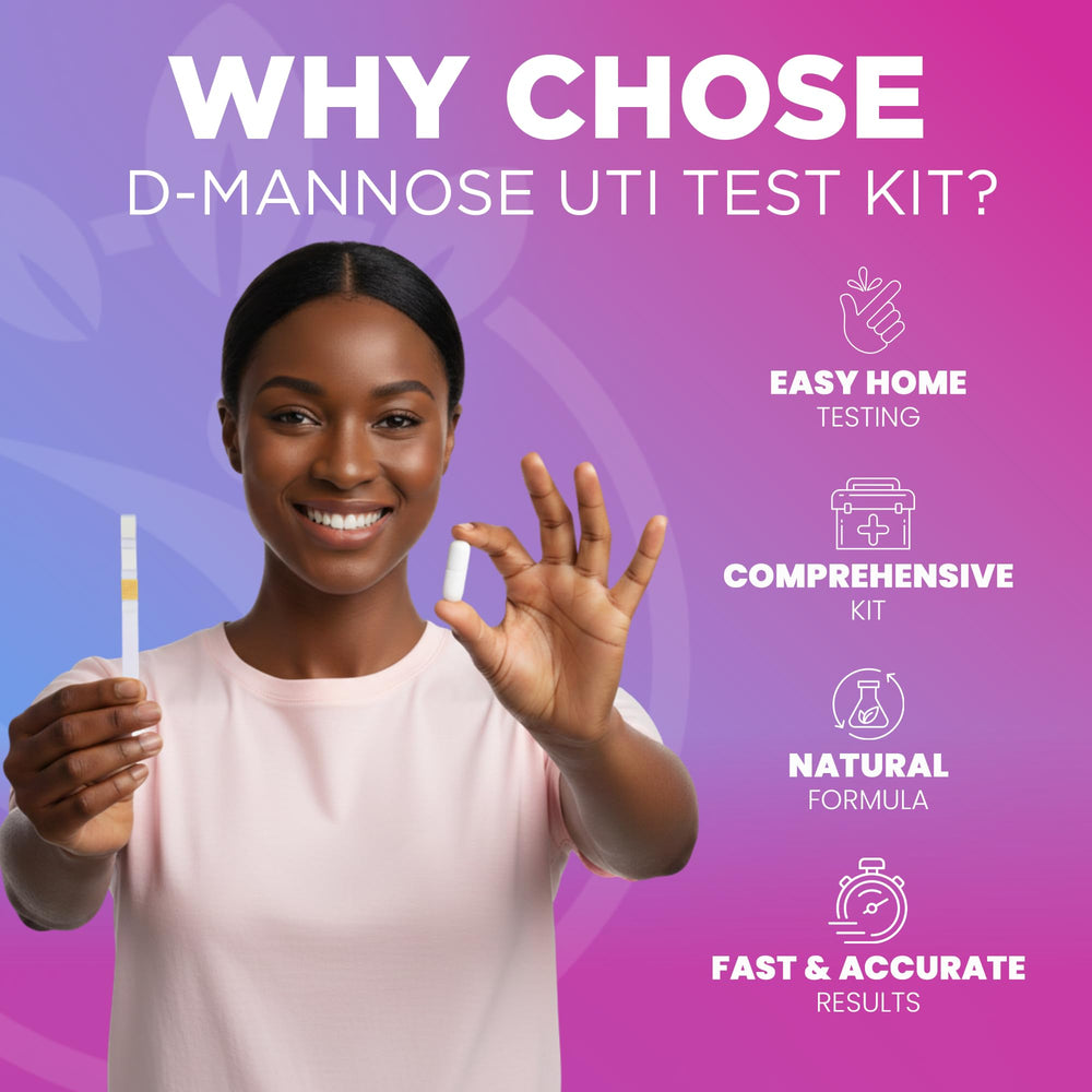 Woman using Pelvana kit on bathroom counter for discreet health tracking
