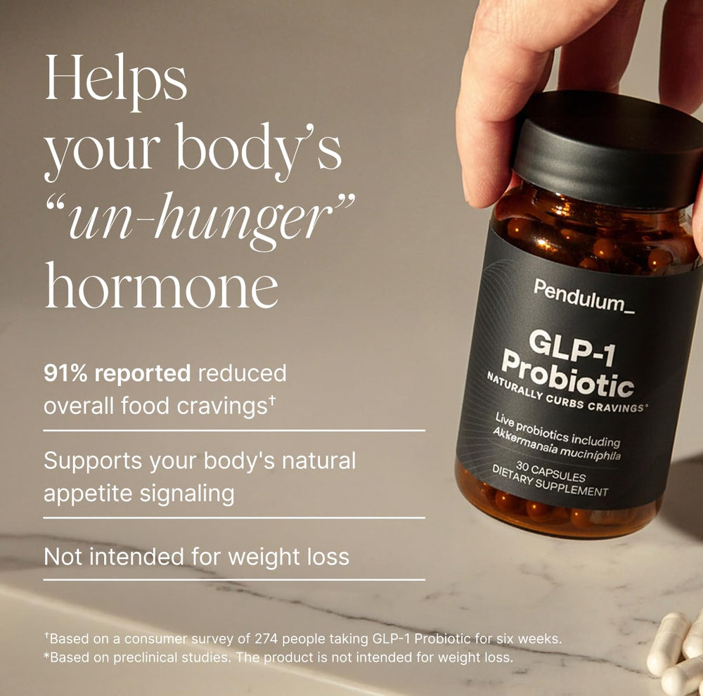 Pendulum GLP-1 Probiotic bottle pour, ready to incorporate into routine