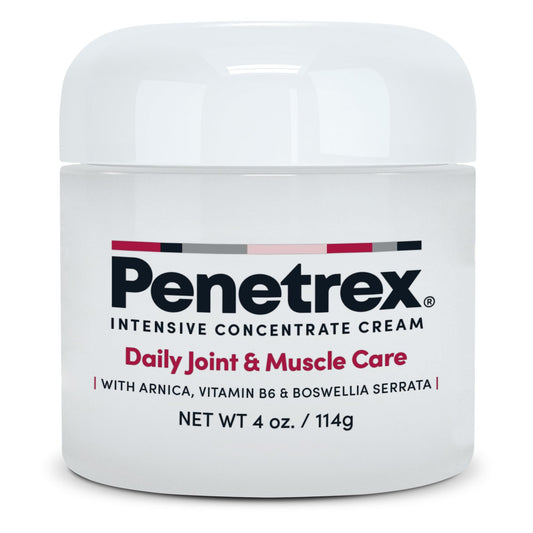 Penetrex joint and muscle therapy bottle for targeted relief without NSAIDs.