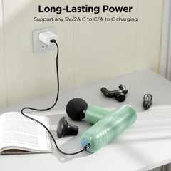 PENJOY Mini Massage Gun attachments illustrate versatile options for targeted relief
