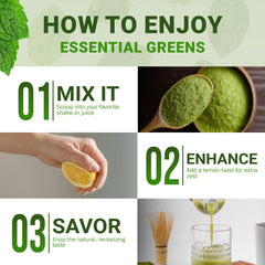Smoothie bowl featuring People's Chemist greens for a nutrient boost.