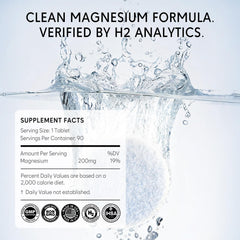 PEPAX tablets dissolve with natural acids for clean hydrogen release and fizz.