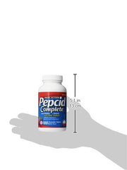 Pepcid Complete Berry bottle display showing value pack