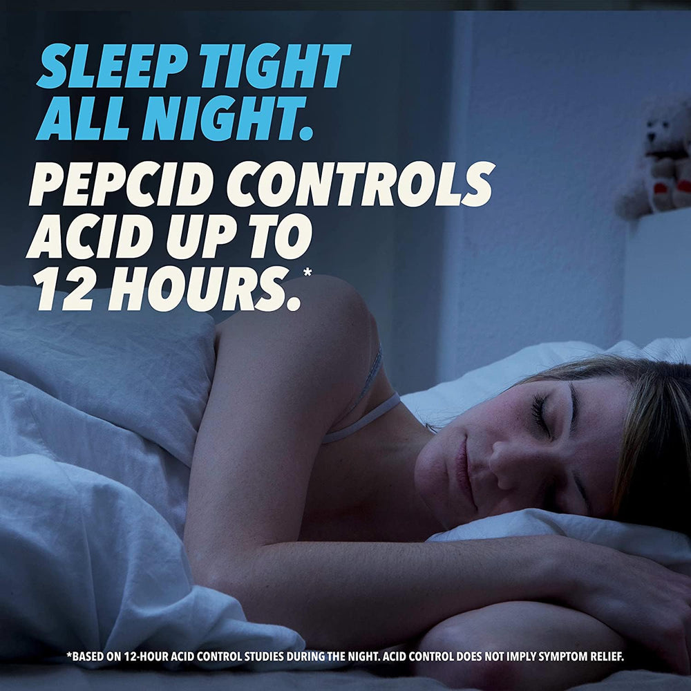 Pepcid Original Strength 2-pack image showing value and reliable heartburn support.