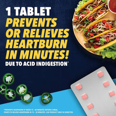 Pepcid Original Strength tablet close-up highlighting easy-to-take form.