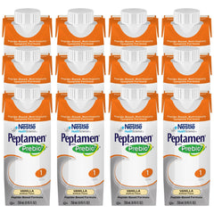 Peptamen Vanilla image: suitable for oral intake or as tube feeding formula.