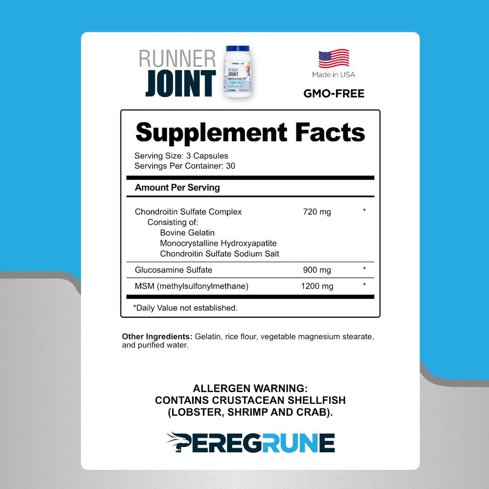 PEREGRUNE Runner Multivitamin capsules ready for daily use.