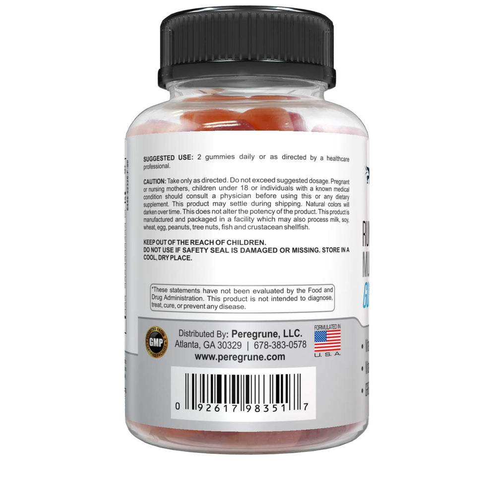 PEREGRUNE Runner Multivitamin Gummies lifestyle image suggests everyday endurance support