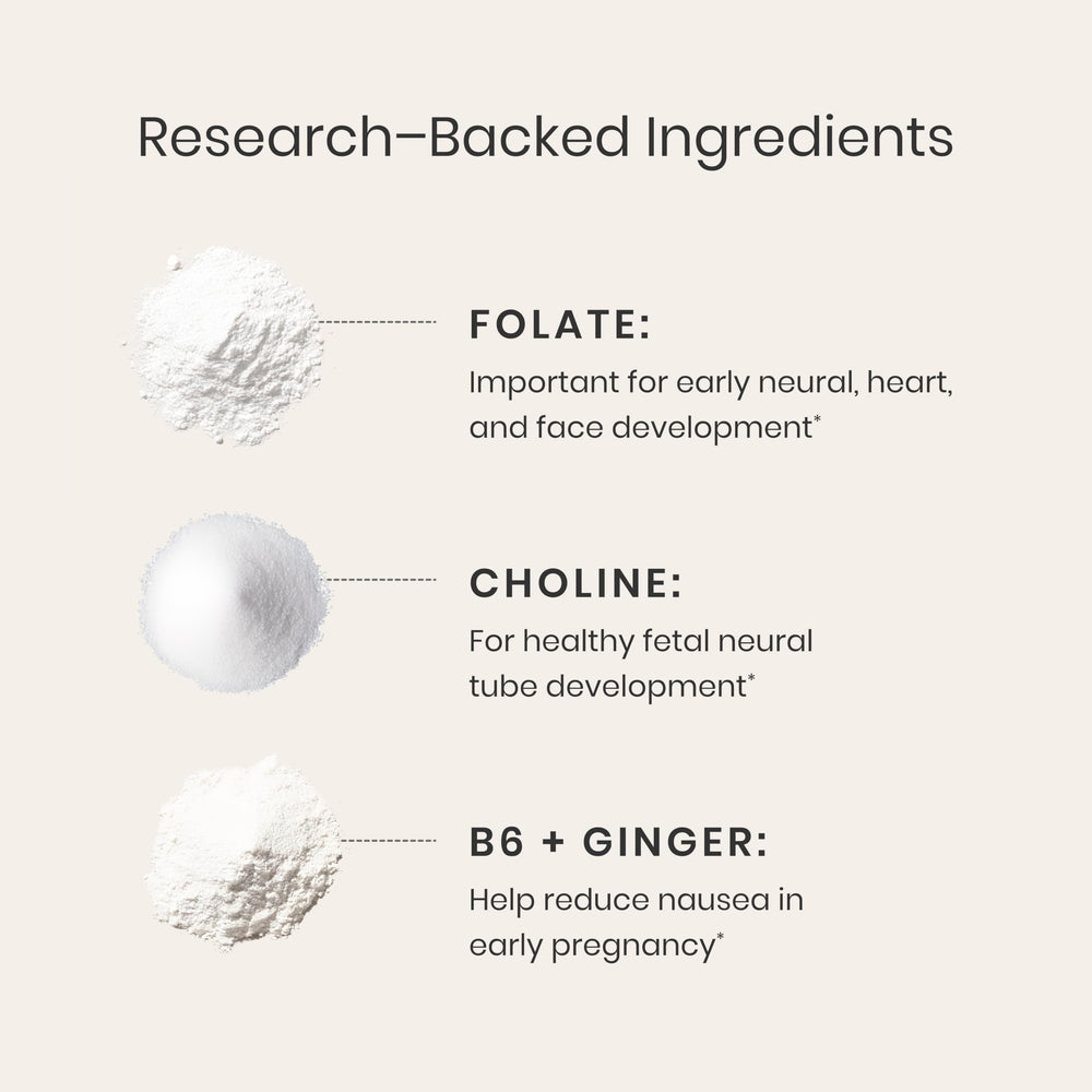Perelel first-trimester routine image showing simple daily habit.