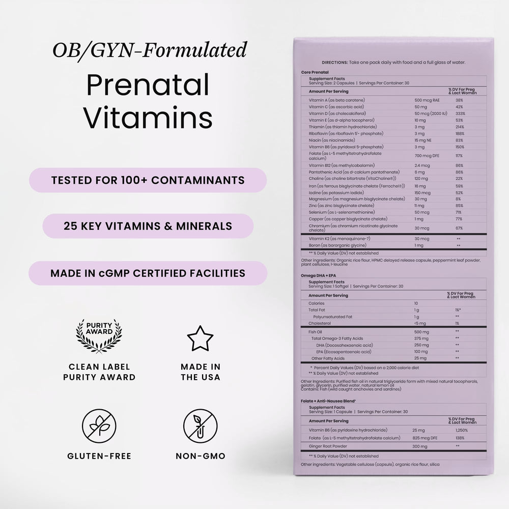 Perelel folate B6 ginger capsule for nausea-friendly folate support.