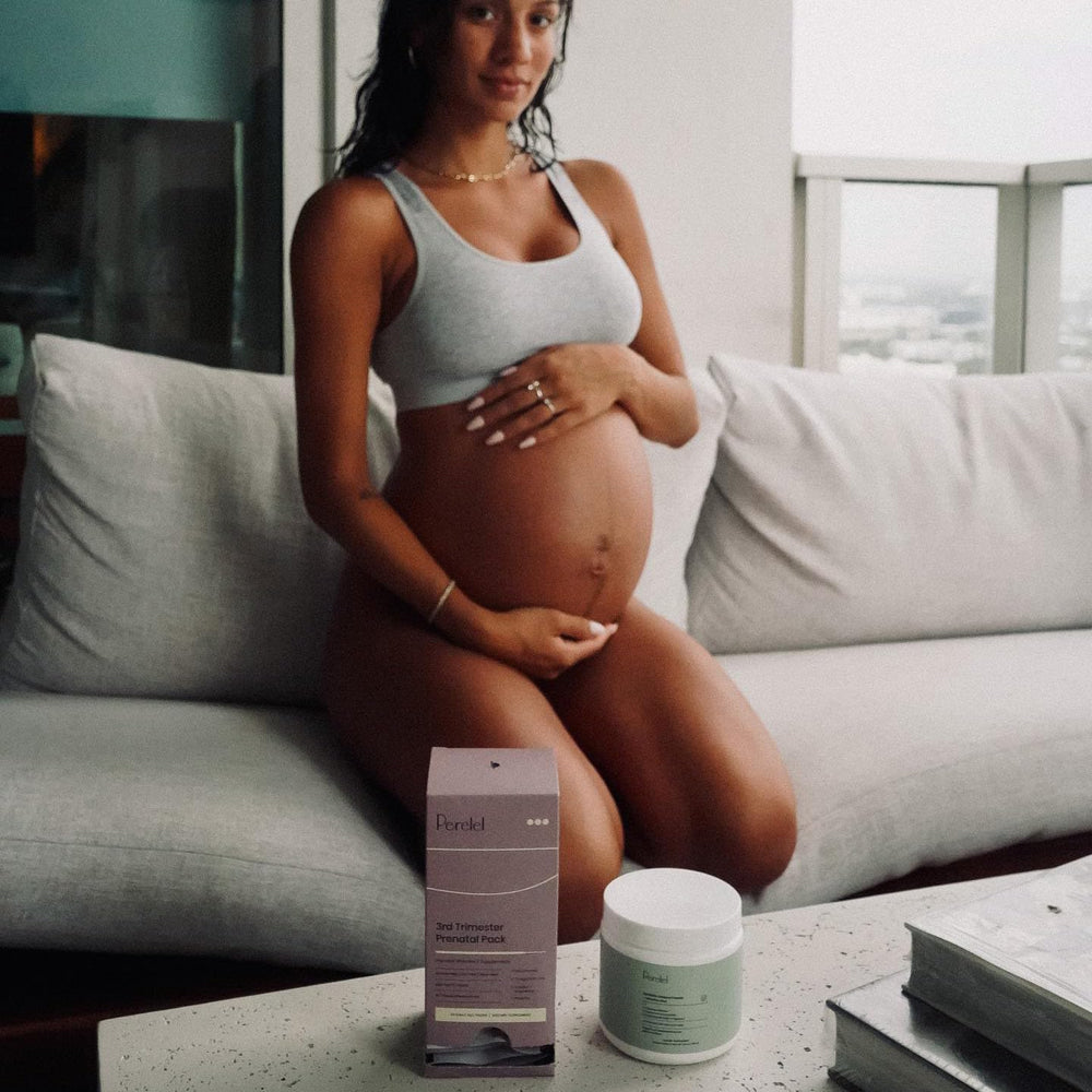 Perelel OB/GYN collaboration seal signals medical-backed formulation.