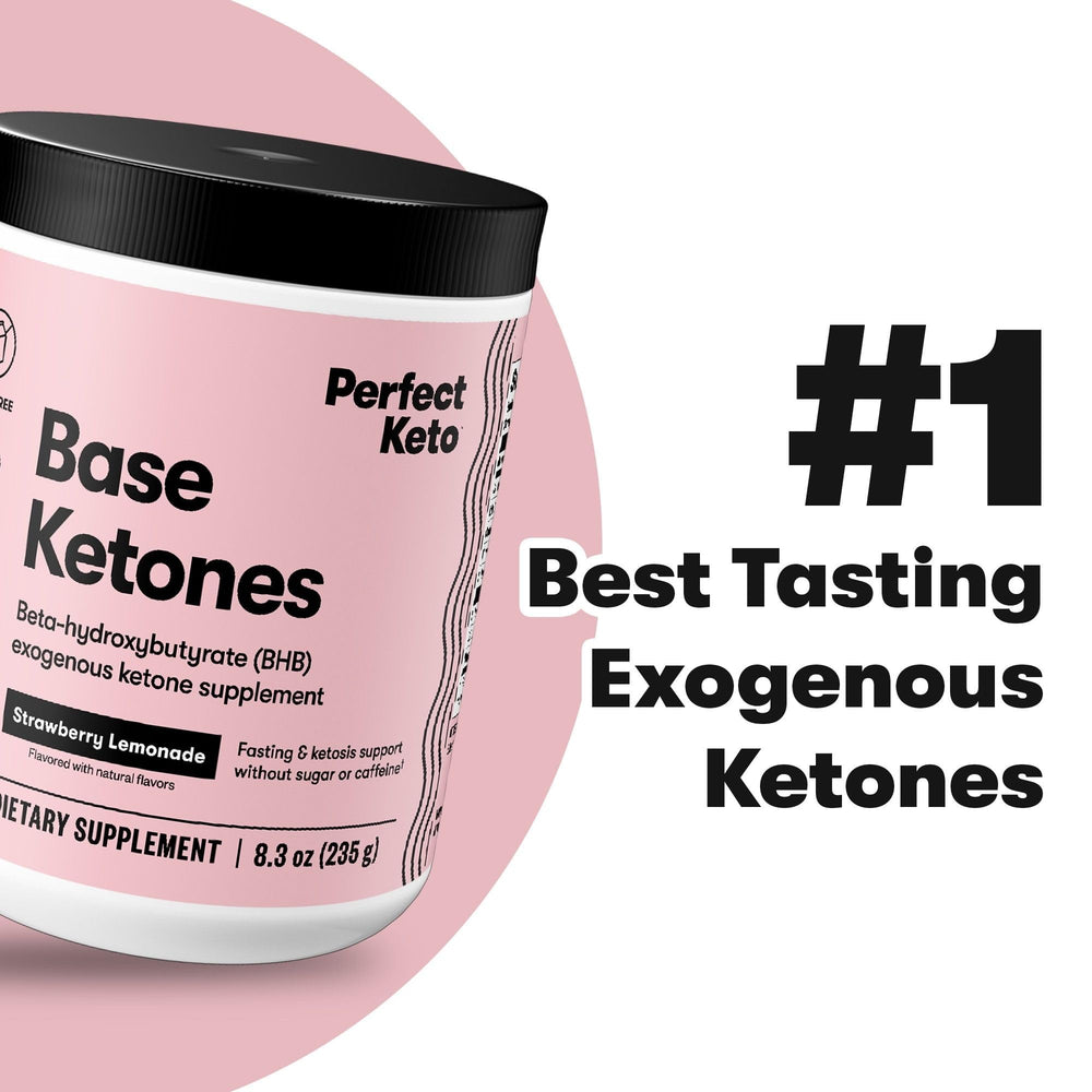 Morning routine with Perfect Keto goBHB powder provides keto-friendly focus.