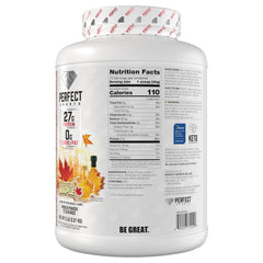 Canadian Maple flavor tub of Perfect Sports Diesel whey for naturally sweetened shakes