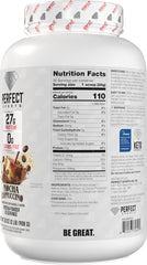 Perfect Sports Diesel shaker with mocha latte shake, keto-friendly protein option
