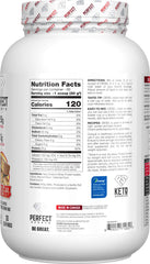 Perfect Sports Diesel whey isolate shaker showing smooth mix in action