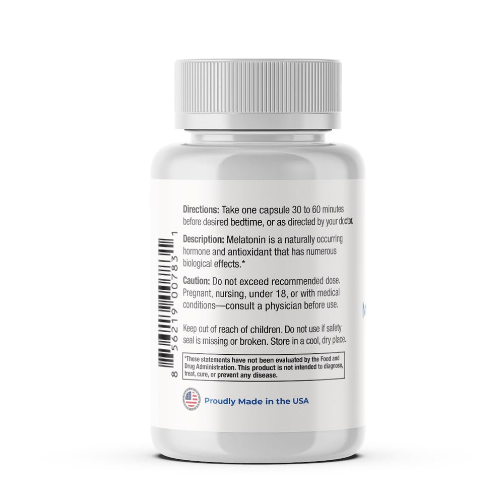 Single-dosed capsule shown for a simple bedtime routine.