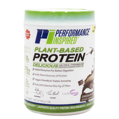 Performance Inspired plant protein bottle with natural ingredients for athletes.