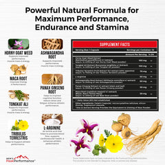 PerformanceMax panax ginseng root close-up for vitality support.