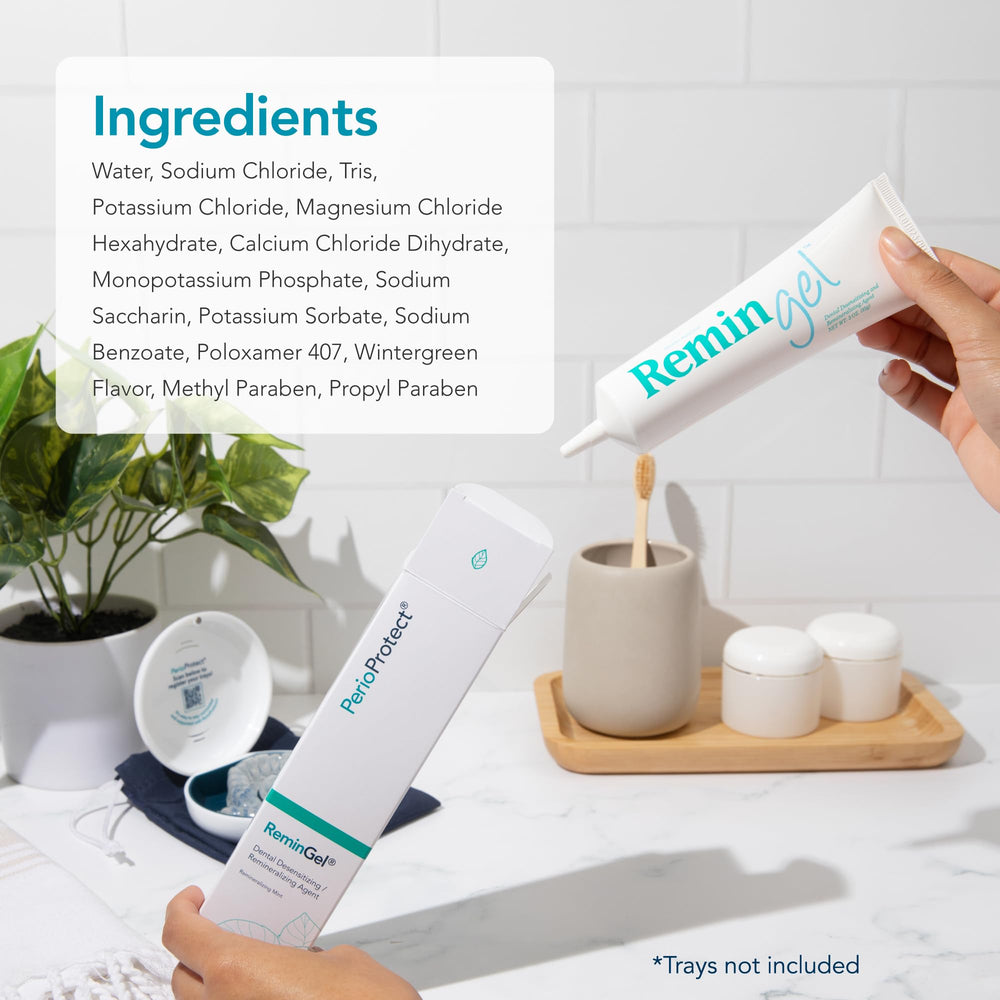 Fluoride-free formula of ReminGel supports gentle enamel care.