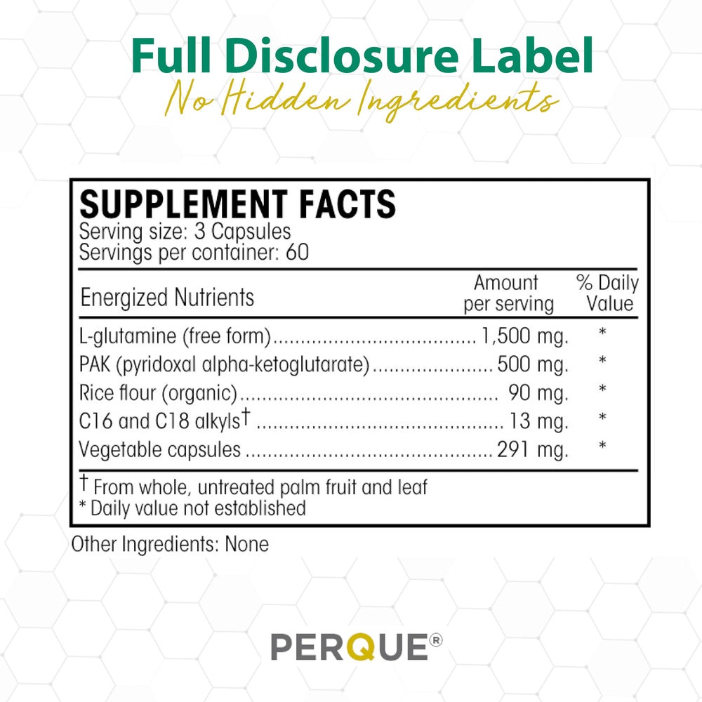 PERQUE Endura/Pak Guard gluten-free vegetarian formula supports clean daily supplementation