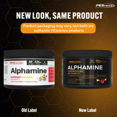 PEScience Alphamine ready-to-drink energy in a cup before workouts.