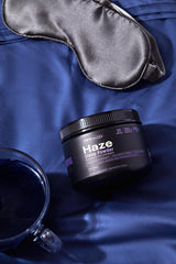 PEScience Haze Sleep Powder packaging highlights resealability