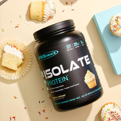 PEScience Isolate vanilla cupcake low-carb profile for keto plans