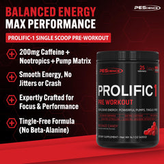 PEScience Prolific-1 arginine-nitrate-2g image demonstrates dual-path nitric oxide support