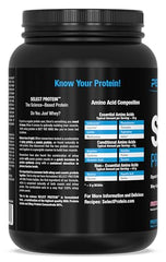 PEScience Select Protein Frosted Sugar Cookie nutrition panel helps track protein per serving