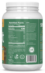 PEScience Select Vegan packaging with serving ideas and nutritious drink