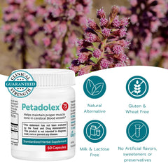 Petadolex packaging with German quality standards emphasis